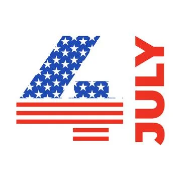 Icon, seamless pattern flag america 4 july Ilustración de archivo