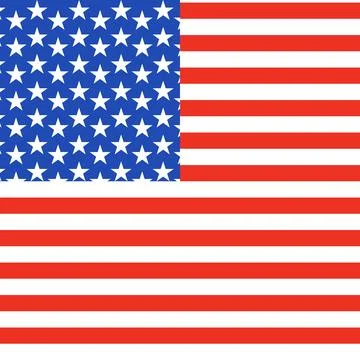 Icon, seamless pattern flag america 4 july 스톡 일러스트