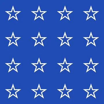 Icon, seamless pattern flag america 4 july Stock-Illustration