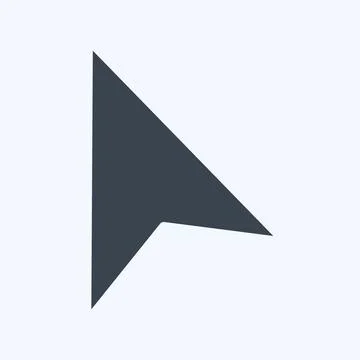 Icon Selector. related to Graphic Design Tools symbol. glyph style. simple de Illustrazione stock