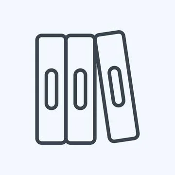 Icon Self Study. related to Education symbol. line style. simple design edi.. Stock Illustration