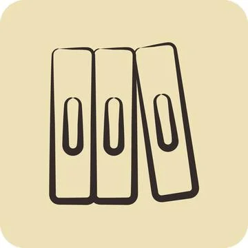 Icon Self Study. related to Education symbol. glyph style. simple design ed.. Stock Illustration