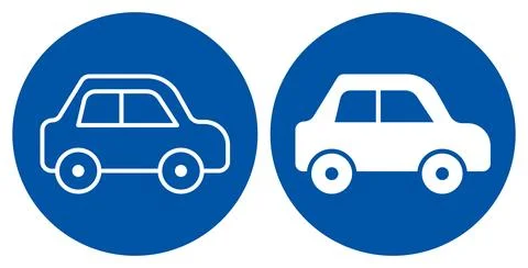 Icon Set of Car Illustrations for Transportation or Vehicle Themes Stock Illustration