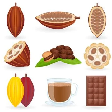 Icon Set Cocoa Ilustración de archivo