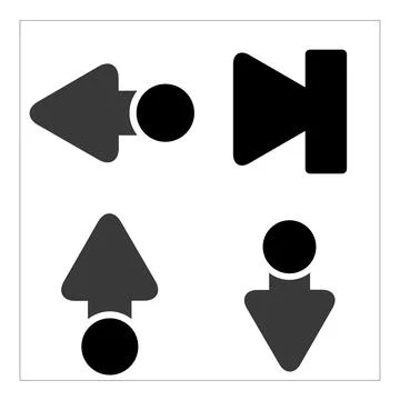 Icon set for graphic designer. Stock Illustration