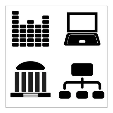 Icon set for graphic designer. Stock Illustration