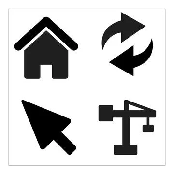 Icon set for graphic designer. Stock Illustration