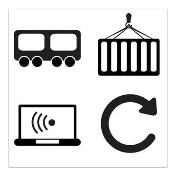 Icon set for graphic designer. Stock Illustration