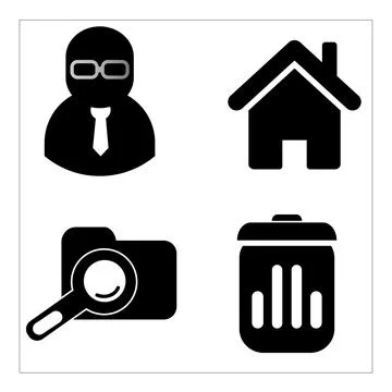 Icon set for graphic designer. Stock Illustration