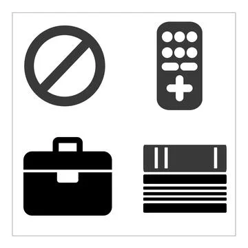 Icon set for graphic designer. Stock Illustration