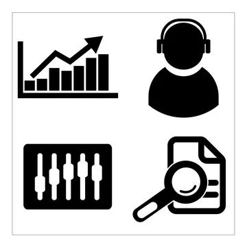 Icon set for graphic designer. Stock Illustration