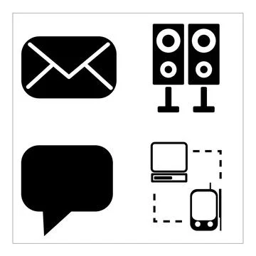 Icon set for graphic designer. Stock Illustration