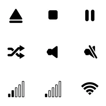 Icon set for graphic designer. vector illustration Stock Illustration