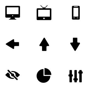 Icon set for graphic designer. vector illustration Stock Illustration