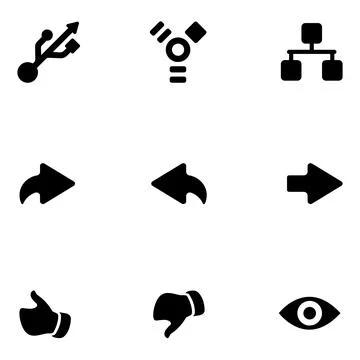 Icon set for graphic designer. vector illustration Stock Illustration