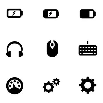 Icon set for graphic designer. vector illustration Stock Illustration