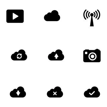 Icon set for graphic designer. vector illustration Stock Illustration