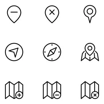 Icon set for graphic designer. vector illustration Stock Illustration