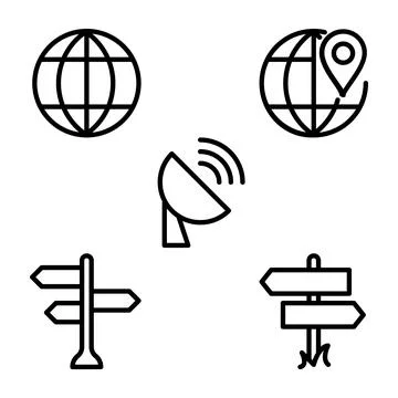 Icon set for graphic designer. vector illustration Stock Illustration