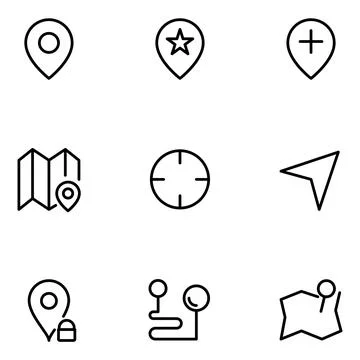 Icon set for graphic designer. vector illustration Stock Illustration
