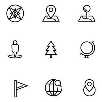 Icon set for graphic designer. vector illustration Stock Illustration