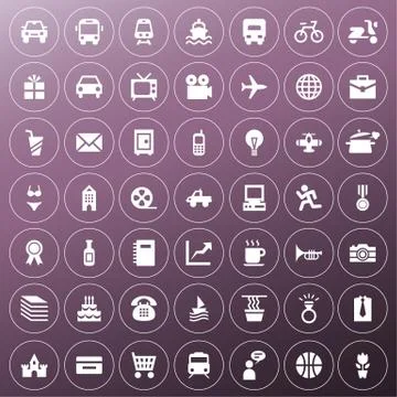Icon set Stock Illustration