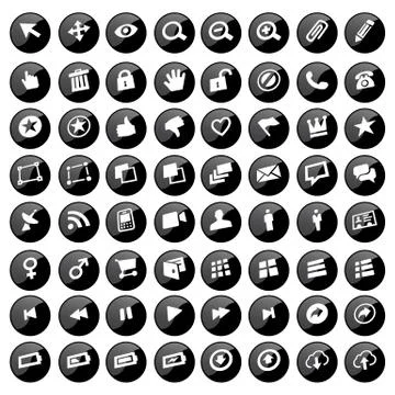 Icon set Stock Illustration