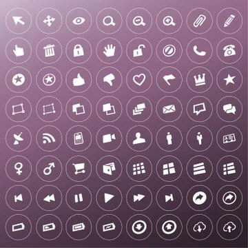 Icon set Stock Illustration