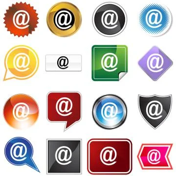 @ icon set Stock Illustration