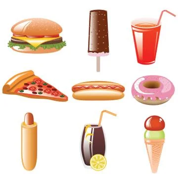 Icon set Stock Illustration