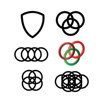 Icon set Stock Illustration