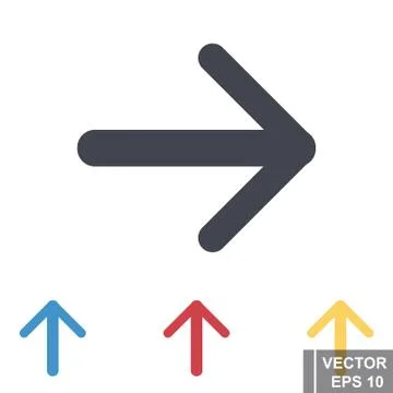 The icon. Set. Isolated on white background. For your design. Stock Illustration