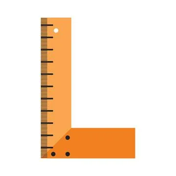 Icon Of Setsquare Stock Illustration