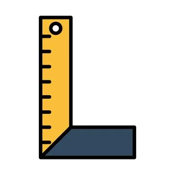 Icon Of Setsquare イラスト素材