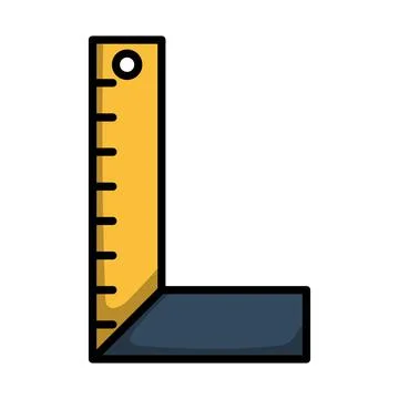 Icon Of Setsquare イラスト素材