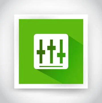 Icon of setting for web and mobile applications 库存插图