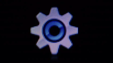 Icon settings Stock Footage 43594610