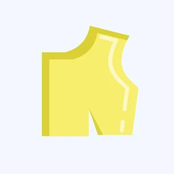 Icon Sewing Pattern. suitable for education symbol. flat style. simple design Stock Illustration