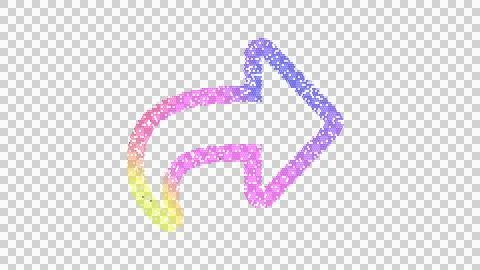 Icon share is made up of LED square shapes. There are bright diodes and there Illustrazione stock