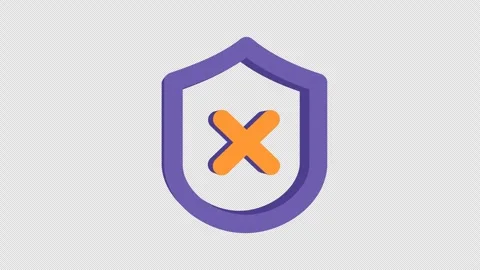 Icon Shield Cross Stock Footage 287311219