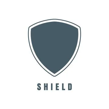 Icon shield Stock Illustration