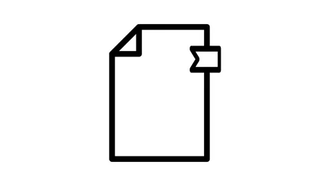 Icon of a shopping basket on a file folder, representing the categorization.. 库存影片 334834348