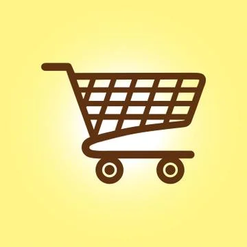Icon of shopping chart Stock Illustration