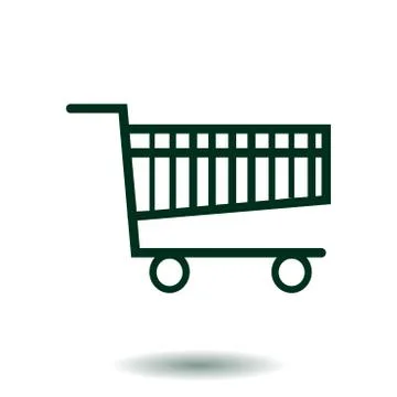 Icon of shopping chart. Stock Illustration