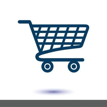 Icon of shopping chart. Stock Illustration