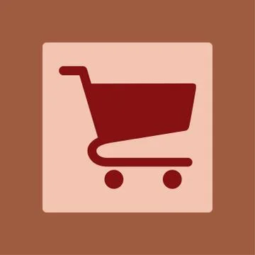 Icon of shopping chart. Stock Illustration