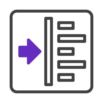 Icon showcasing data processing, representing input, transformation, and ou.. Stock Illustration