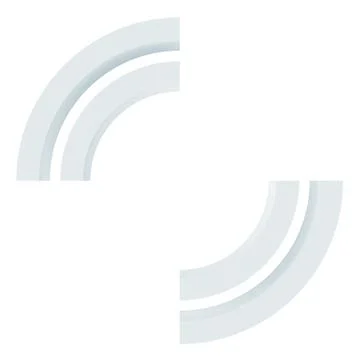 Icon shutter on a white background. 3d render Illustrazione stock