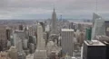 Icon Sights Empire State Building New York City Skyline Famous Landmark Daylight HD Footage