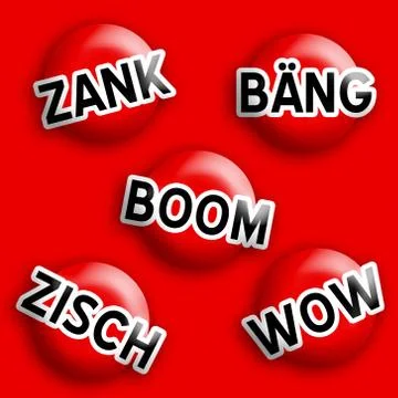 Icon sign comic boom Stock Illustration